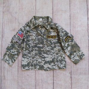 Dress Up America navy seals costume shirt sz 4-6